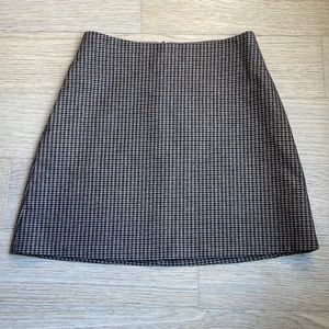 Aritzia Wilfred Classic Check Mini Skirt